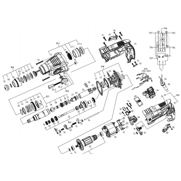 Перфоратор Bosch GBH 220 Professional 06112A6020