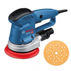 Ексцентрикова шліфмашина Bosch Professional GEX 34-150 з адаптером для пилососа, шліфтарілкою та шліфлистом по дереву С470 0601372800