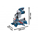 Торцювальна Пила BOSCH GCM 254 (0601B52000)