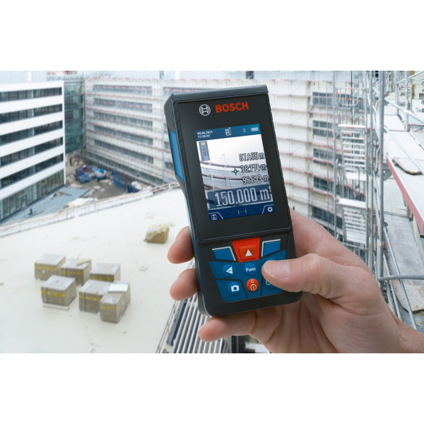 Лазерний далекомір Bosch Professional GLM 150-27 C з чохлом 0601072Z00