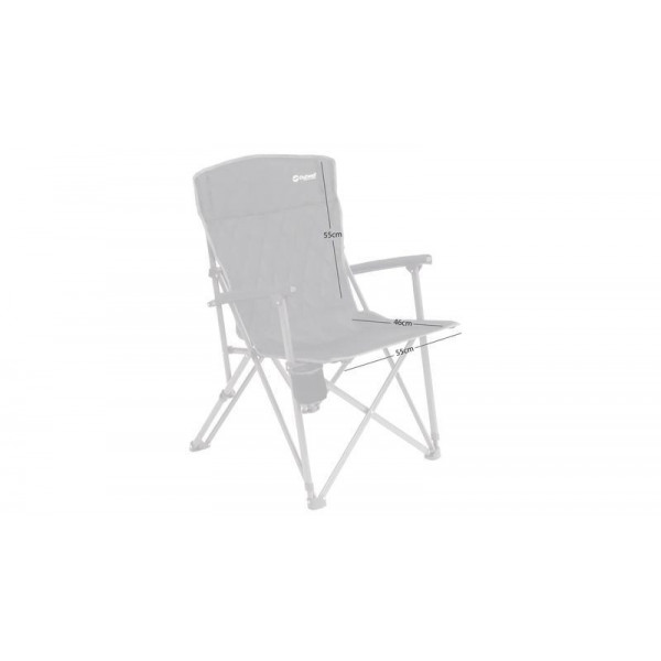 Крісло кемпінгове Outwell Derwent Black (470444) (931753)