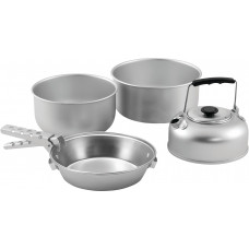 Набір туристичного посуду Easy Camp Adventure Cook Set M Silver (580038) (929029)