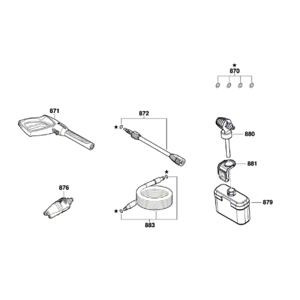 Мийка високого тиску Bosch UniversalAquatak 130 06008A7B00