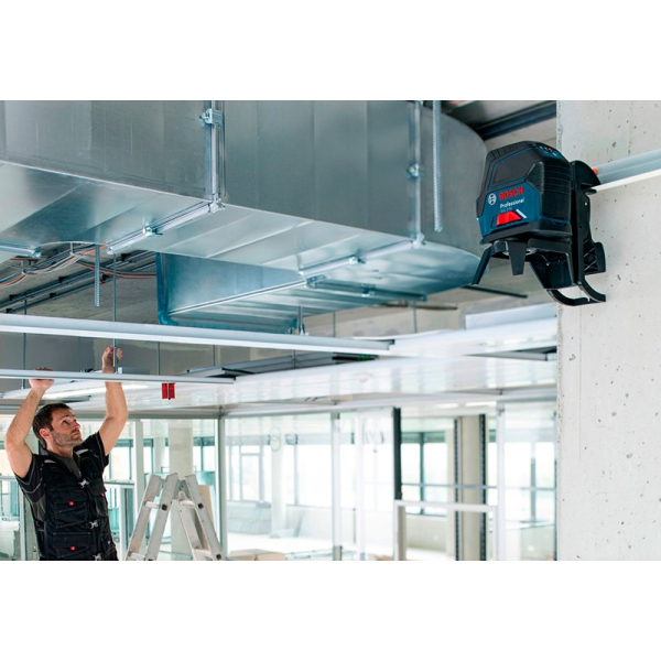 Комбінований лазер Bosch Professional GCL 2-50 в чемодані з приймачем LR 6, тримачем RM 1 0601066F01
