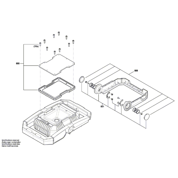 Ліхтар акумуляторний Bosch GLI 18V-1900 Professional без акб та з/п 0601446400