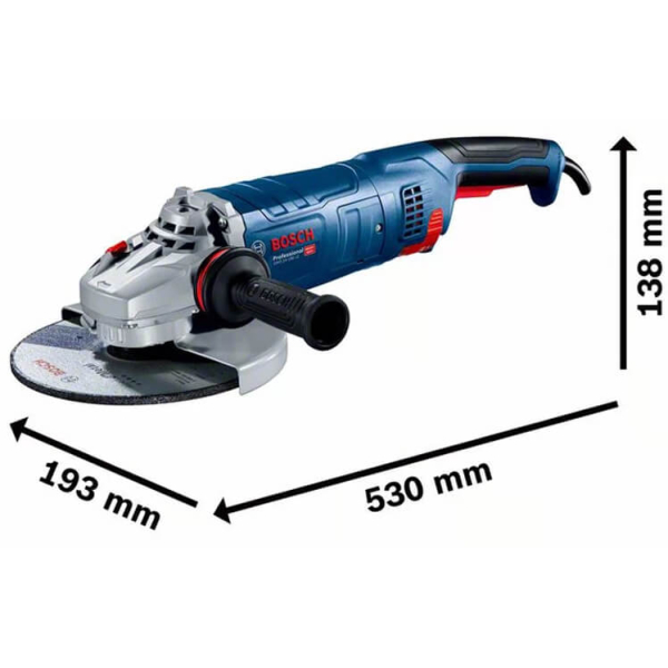 Кутова шліфувальна машина Bosch Professional GWS 24-230 JZ 06018C3300
