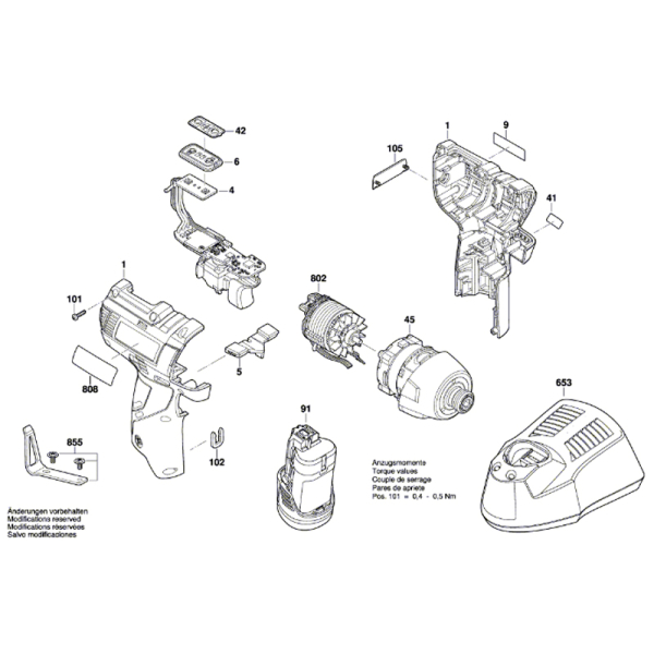 Гайкокрут акумуляторний Bosch Professional GDR 12V-110 без акб та з/п 06019E0002