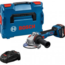 Акумуляторна кутова шліфмашина Bosch Professional GWS 18V-11 S з акб GBA 18V 5 Ah та з/п GAL 1880 CV, в L-BOXX 136 06019N4003