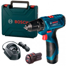 Акумуляторний дриль-шурупокрут Bosch Professional GSR 120-LI в чемодані з 2 акб 2 Ah, з/п GAL 1210 CV 06019G8000
