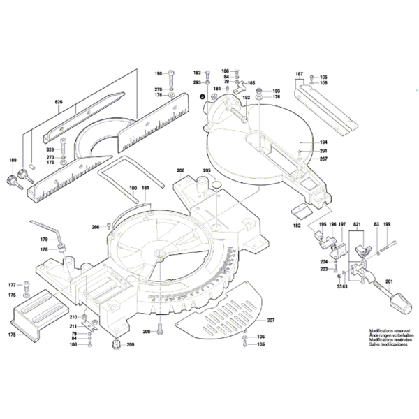 Комбінована пила Bosch GTM 12 JL Professional 0601B15001