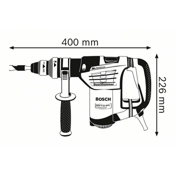 Перфоратор Bosch Professional GBH 4-32 DFR SET в чемодані з ШЗП 0611332101