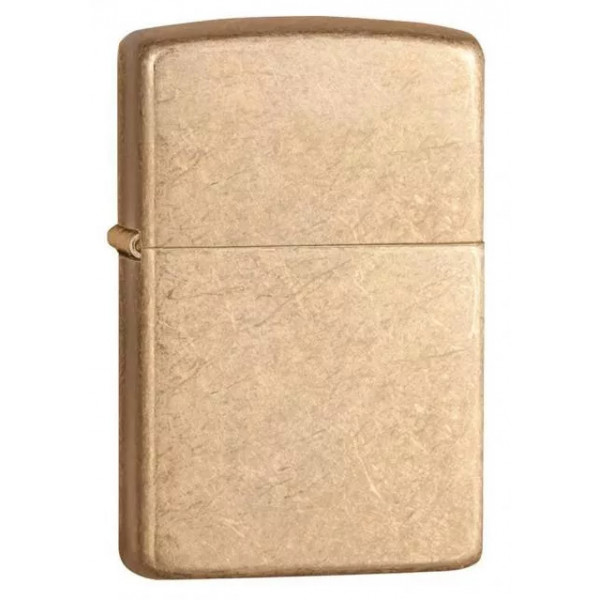 Запальничка бензинова армована ZIPPO Armor®  Gold Tumbled Brass золотистая (28496)