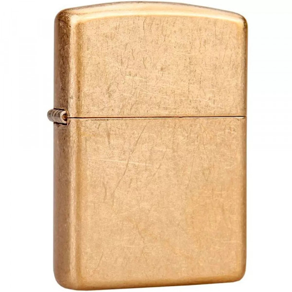 Запальничка бензинова армована ZIPPO Armor® Gold Tumbled Brass золотистая (28496) Запальничка бензинова армована ZIPPO Armor® Gold Tumbled Brass золотистая (28496)