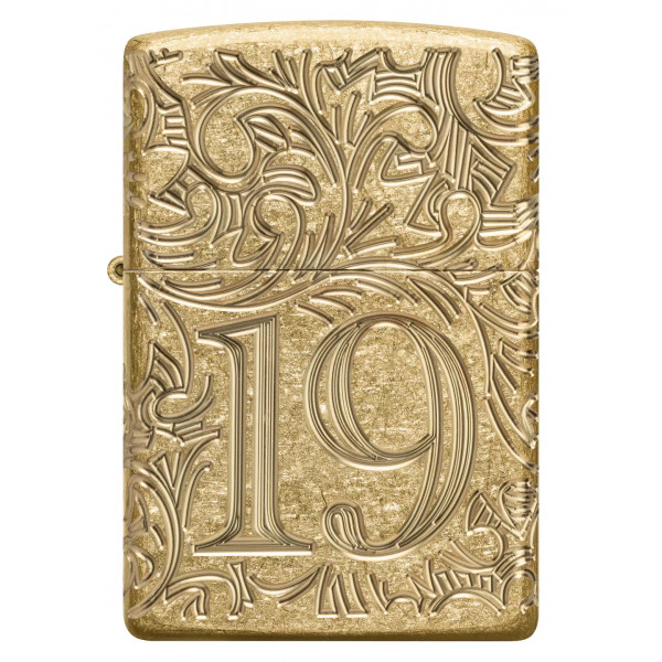 Запальничка армована бензинова ZIPPO Armor® Tumbled Brass 1932 Filigree Design, золотиста (46776) Запальничка армована бензинова ZIPPO Armor® Tumbled Brass 1932 Filigree Design, золотиста (46776)