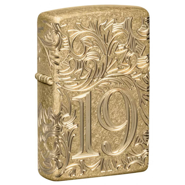 Запальничка армована бензинова ZIPPO Armor® Tumbled Brass 1932 Filigree Design, золотиста (46776) Запальничка армована бензинова ZIPPO Armor® Tumbled Brass 1932 Filigree Design, золотиста (46776)