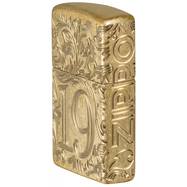 Запальничка армована бензинова ZIPPO Armor® Tumbled Brass 1932 Filigree Design, золотиста (46776) Запальничка армована бензинова ZIPPO Armor® Tumbled Brass 1932 Filigree Design, золотиста (46776)