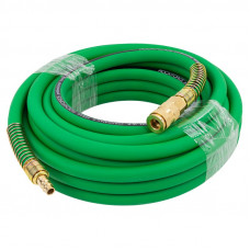 Шланг гумовий повітряний армований з фітингами 10*16мм*10м ROCKFORCE RF-AHC-52F