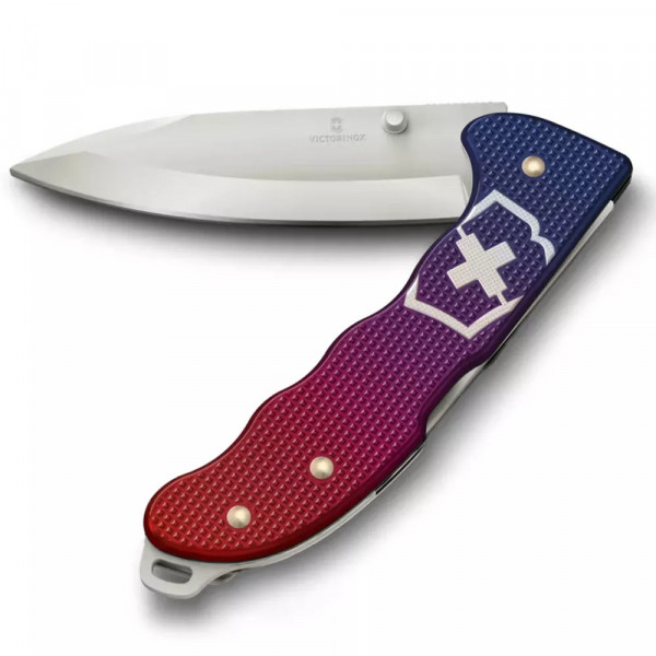 Складаний ніж 136мм Victorinox EVOKE Alox 4 функції блокування кліп Синьо-червоний (0.9411.D221) Складаний ніж 136мм Victorinox EVOKE Alox 4 функції блокування кліп Синьо-червоний (0.9411.D221)