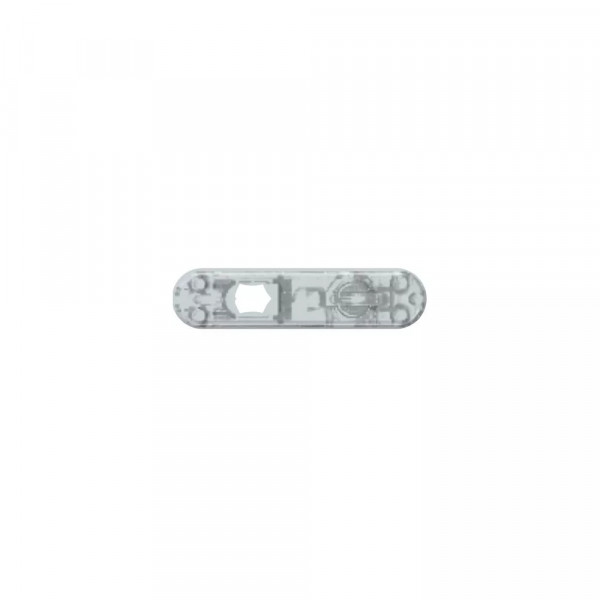 Накладка на ніж 58мм Victorinoxsilver transparent передня із ліхтариком LED (V) Срібляста напівпрозора (C.6207.T1.10)