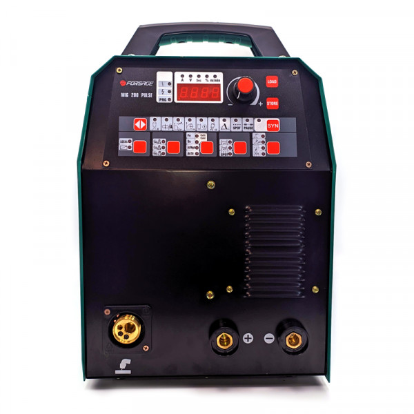 Інверторний апарат аргонодугового зварювання Profi MIG, MMA, TIG (220V, холостий хід 65V, 6.0кВт, 5-200А, електрод 1,6-4мм, дріт 0.6-1.2мм, к-т потужності 0.7, цифр. 