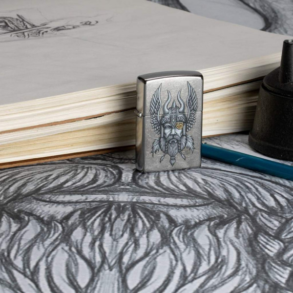 Запальничка Zippo (Зіппо) Viking Warrior Design 29871 Запальничка Zippo (Зіппо) Viking Warrior Design 29871