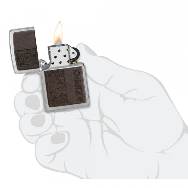Запальничка Zippo (Зіппо) Brown Leather 46920 Запальничка Zippo (Зіппо) Brown Leather 46920