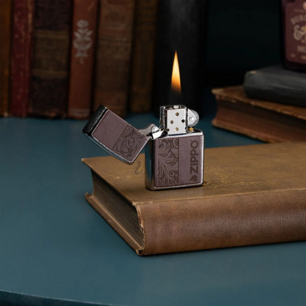 Запальничка Zippo (Зіппо) Brown Leather 46920 Запальничка Zippo (Зіппо) Brown Leather 46920