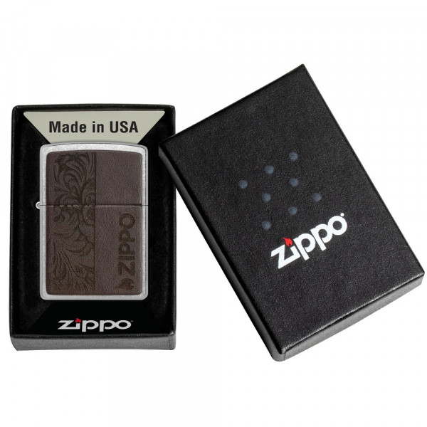 Запальничка Zippo (Зіппо) Brown Leather 46920 Запальничка Zippo (Зіппо) Brown Leather 46920