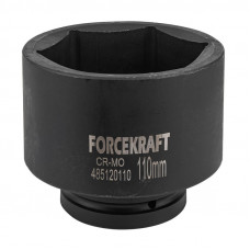 Головка ударна глибока 1'' 6-гранна 110мм Forcekraft FK-485120110