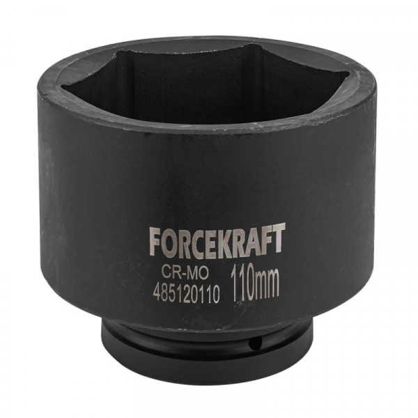 Головка ударна глибока 1'' 6-гранна 110мм Forcekraft FK-485120110