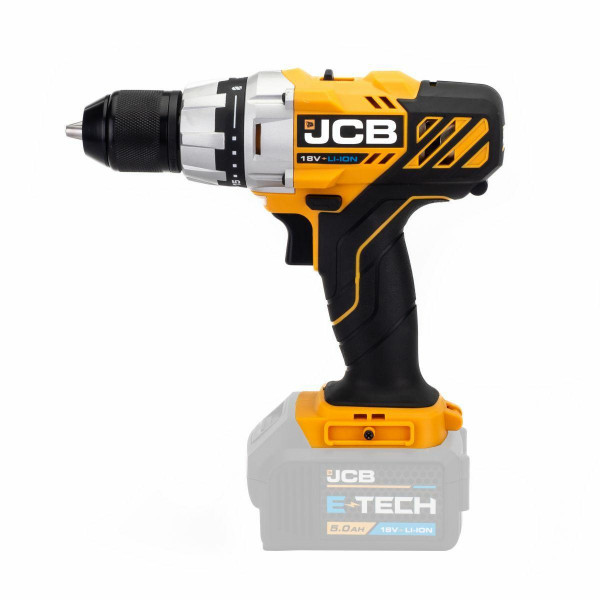 Дриль-шуруповерт акумуляторний 18V, max 45Nm, без акумулятора JCB-18DD-B-E