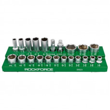 Набір шестигранних головок 1/2'', 22 предмети ROCKFORCE RF-50221