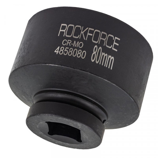 Головка ударна 1" 6гр. 80мм ROCKFORCE RF-4858080 Головка ударна 1" 6гр. 80мм ROCKFORCE RF-4858080