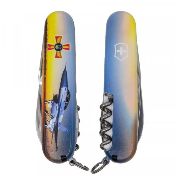 Складной нож Victorinox Climber Army Самолет и Эмблема ВС ВСУ (1.3703.3_W3040p) Складной нож Victorinox Climber Army Самолет и Эмблема ВС ВСУ (1.3703.3_W3040p)
