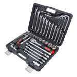 Набір інструментів 76пр. 1/2 ", 1/4" (6гр.) (4-32мм) PARTNER PA-4076