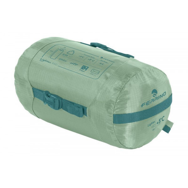 Спальний мішок Ferrino Lightec SSQ 950 +5°C Basil Green Left (86652RVVS) 932330 Спальний мішок Ferrino Lightec SSQ 950 +5°C Basil Green Left (86652RVVS) 932330