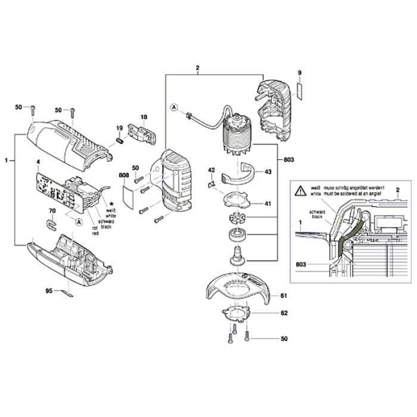 Болгарка акумуляторна Bosch Professional GWS 12V-76 без акб та з/п 06019F2000
