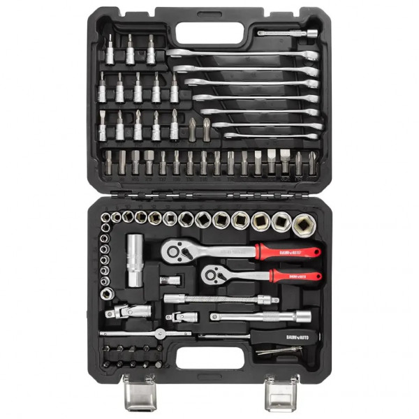 Набір інструментів 82пр. 1/4", 3/8" (6гр.) BaumAuto BM-4821-5DS