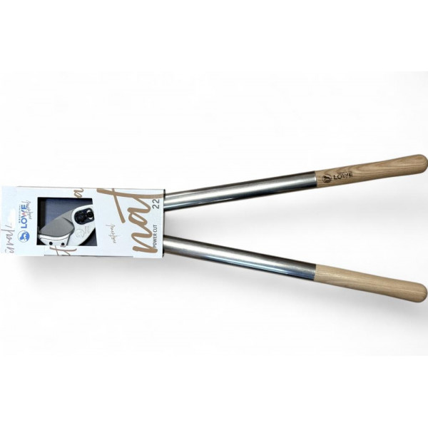 Сучкоріз (гілкоріз) з ковадлом LOWE Natural Series N22.065, 65 см, зріз 45 мм, дерев’яні ручки з ясеня Сучкоріз (гілкоріз) з ковадлом LOWE Natural Series N22.065, 65 см, зріз 45 мм, дерев’яні ручки з ясеня