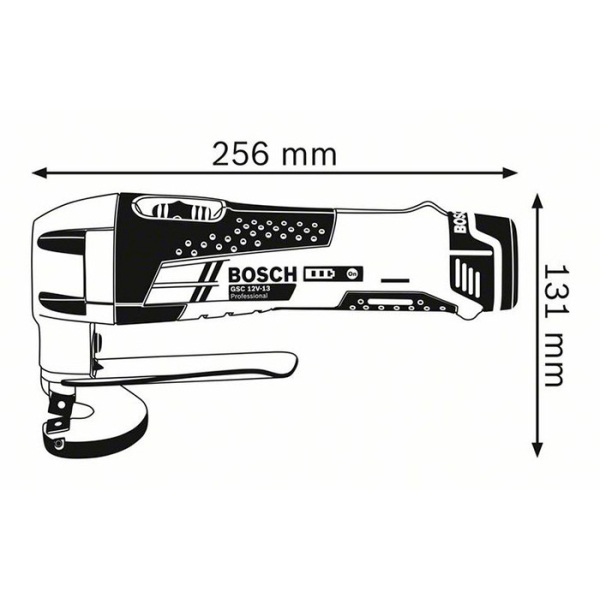 Ножиці по металу акумуляторні Bosch Professional GSC 12V-13 без акб та з/п 0601926105