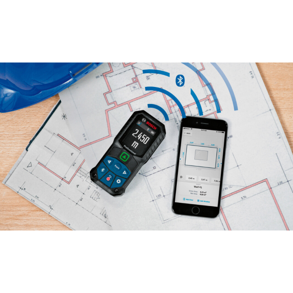 Лазерний далекомір Bosch Professional GLM 50-27 CG з акб BA 3.7V 1.0Ah A та кабелем USB-C 0601072U01