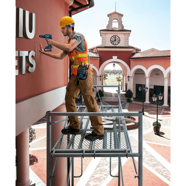 Безщітковий акумуляторний ударний шурупокрут Bosch GSB 18V-50 Professional у L-Case з 2 акб GBA 18V 2 Ah та з/п GAL 18V-20 06019H5100