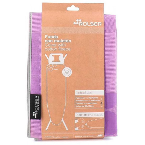 Чохол для прасувальної дошки Rolser Muleton Malva 130 x 48 см (FUR003-2061) (931979)