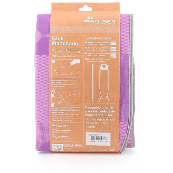 Чохол для прасувальної дошки Rolser Muleton Malva 130 x 48 см (FUR003-2061) (931979)