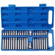 Набір біт з адаптерами 1/2&3/8 TORX, HEX, SPLINE 40од. REWOLT T1347