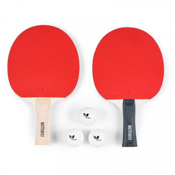 Набір для настільного тенісу Butterfly Racket Set Easy 2 Bats 3 Balls (6257623202) 932197 Набір для настільного тенісу Butterfly Racket Set Easy 2 Bats 3 Balls (6257623202) 932197