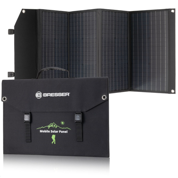 Портативний зарядний пристрій сонячна панель Bresser Mobile Solar Charger 120 Watt USB DC (3810070) (930152)