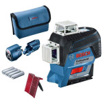 Лінійний лазерний нівелір Bosch Professional GLL 3-80 C з мішенню, чохлом 0601063R00