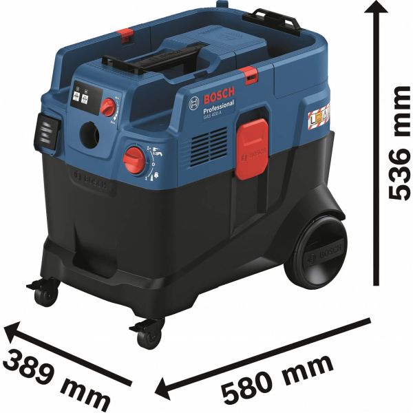 Пилосос будівельний Bosch Professional GAS 400 A 06019M0020