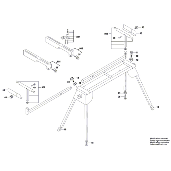 Верстак Bosch GTA 2600 0601B12300